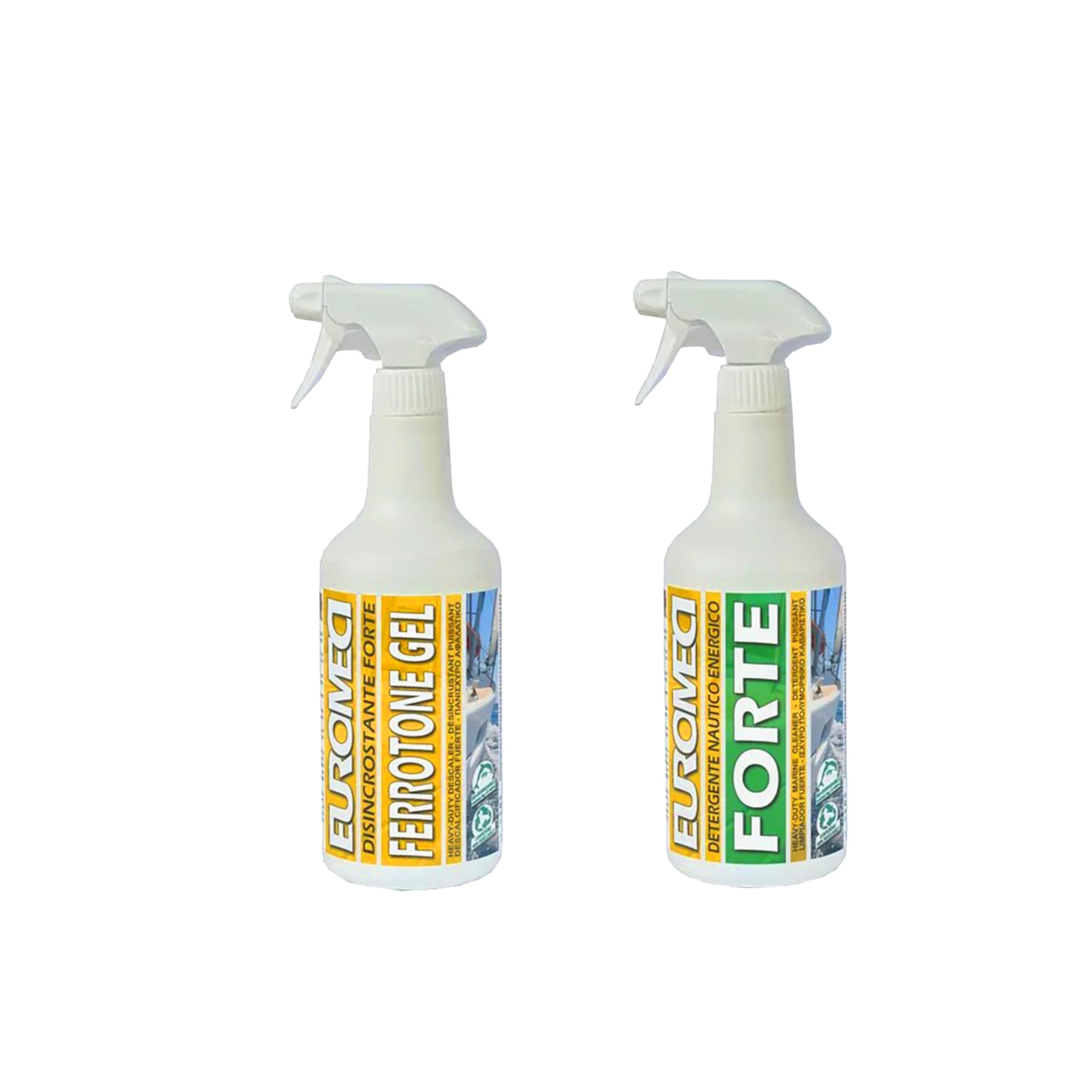 Kit Trattamento Gelcoat e Vetroresina – Linea di galleggiamento/Ingiallimento: schiarisce aloni Gialli e Marroni, Pulizia Barca