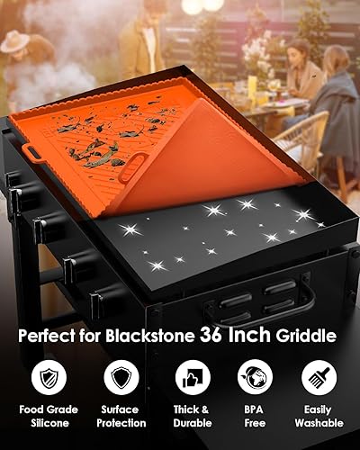 Miniatura 3 de HOMEASY Alfombrilla de silicona para plancha de 36"