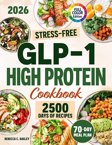 Stress-Free GLP-1 High Protein Cookbook: Stop Nausea, Boost Energy, and