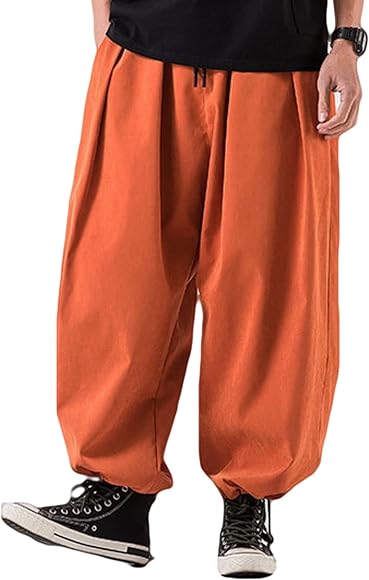 Amazon | [KO ZOON] ワイドパンツ メンズ 大きいサイズ ゆったり 裾