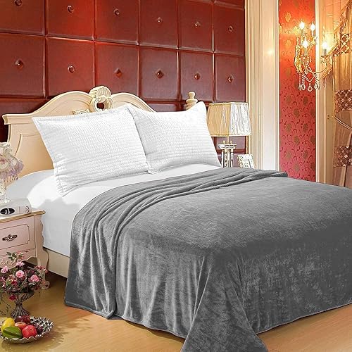 Miniatura 1 de Home Must Haves Manta de cama de microfibra de forro polar ultrasuave, ligera, cálida, acogedora, de primera calidad, color negro