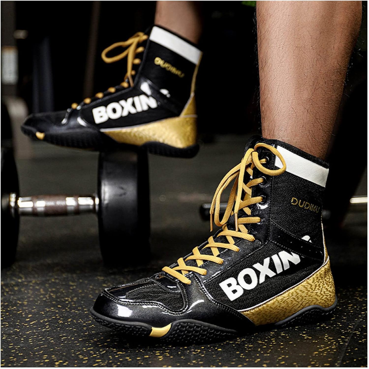 Professional Boxing Shoes Men's and Women's Breathable Wrestling Shoes Training Shoe for Adult Non Slip Fitness Sneakers - Image 5
