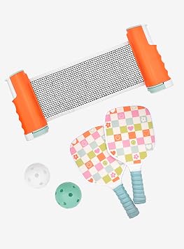 NPW Tabletop Pickleball Game Set | Indoor Desktop Pickleball with Net, Pickleball and 2 Paddle | Pickleball Set Gift for Women Men