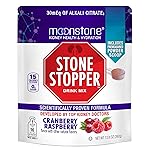 Moonstone Stone Stopper Drink Mix, Cranberry Raspberry, Kidney Stone Prevention, Calcium Oxalate Protector, Developed by Urologists to Improve Hydration and Support Kidney Health, 30 Day Supply