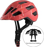 Vista 2 de Casco de bicicleta para niños de 1 a 8 años, cascos ajustables para niños y niñas, casco ligero para niños, ciclismo, scooter, deportivo, 18.9-21.3