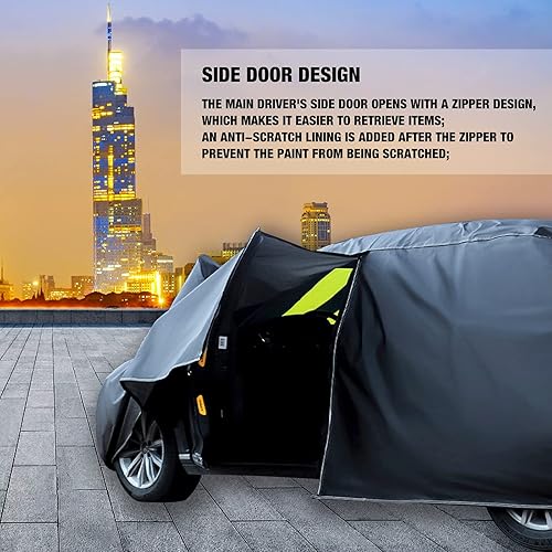 Miniatura 3 de Car Cover for opel Zafira, Car Cover Full Scratch Proof Durable Cotton Filled Heavy Duty Material for Outdoor(ColorAA)