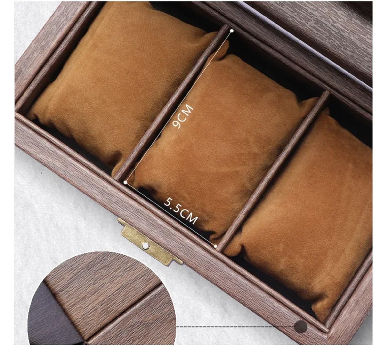 Caja Expositora Para Relojes Caja de almacenamiento de reloj de cuero con 3,6,10,12 ranuras, organizador de relojes for hombre y mujer, estuches de exhibición, Cajas de Regalo for gafas y joyería(12lo