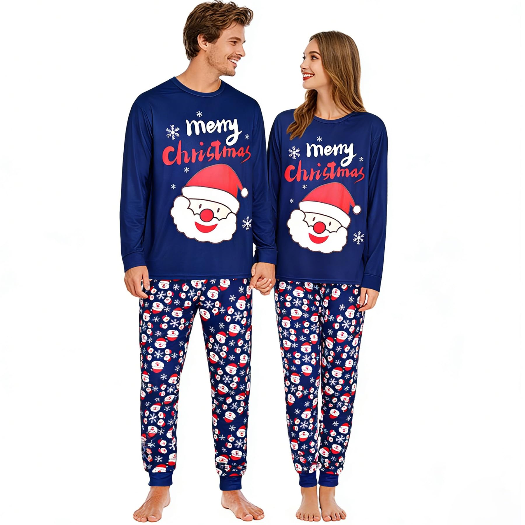 skibeaut Christmas Pajamas Set for Couples Xmas Pjs Long Sleeve Holiday Sleepwear Festival Party LongJohns Set for Men Women-picture-21