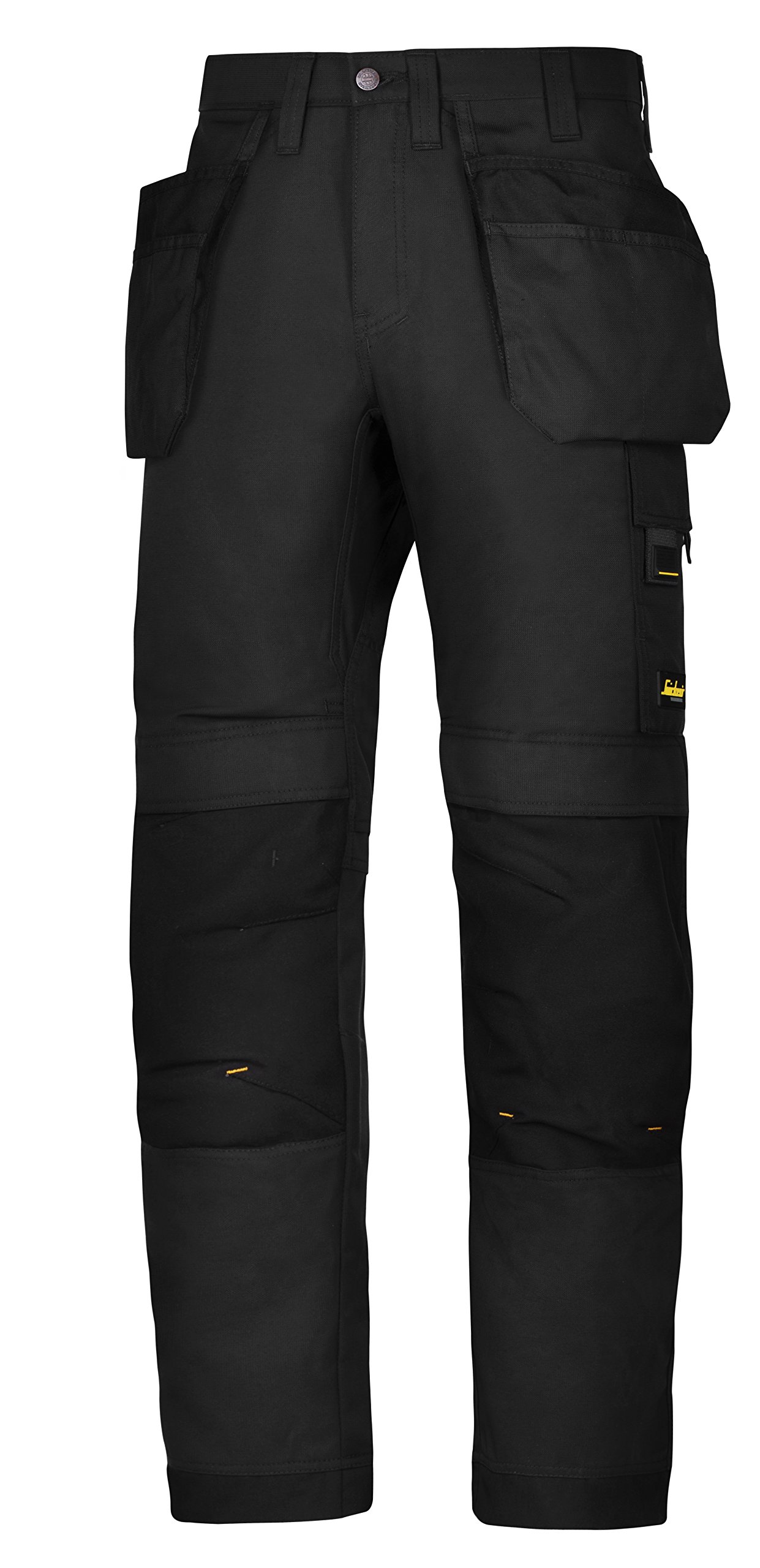 Snickers 62010404124 Size 124 "Allroundwork" Work Trousers with Holster Pockets - Black