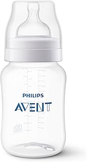 Philips Avent 260ml Classic Plus Feeding Bottle (Single Pack), White Colour