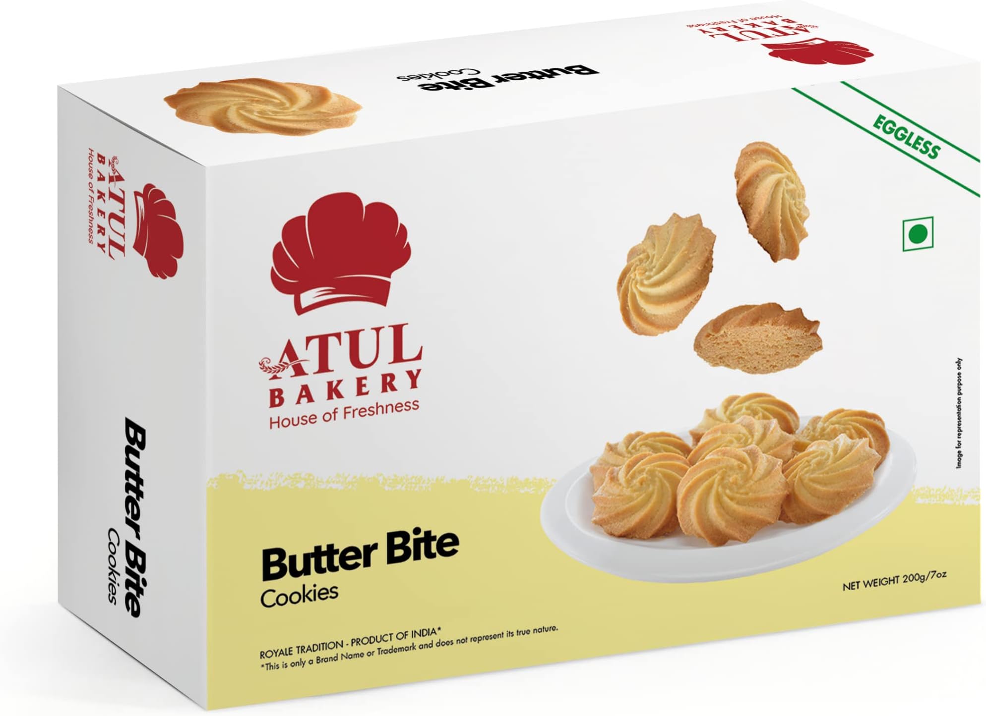 Atul Bakery Butter Bite Cookie 200 G