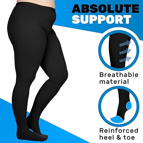 Miniatura 27 de Pantimedias de compresión para mujer 20-30mmHg - Venas varicosas e hinchazón - A204