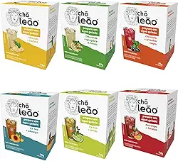Combo Leão Preparo Em Água Gelada 6 Chás