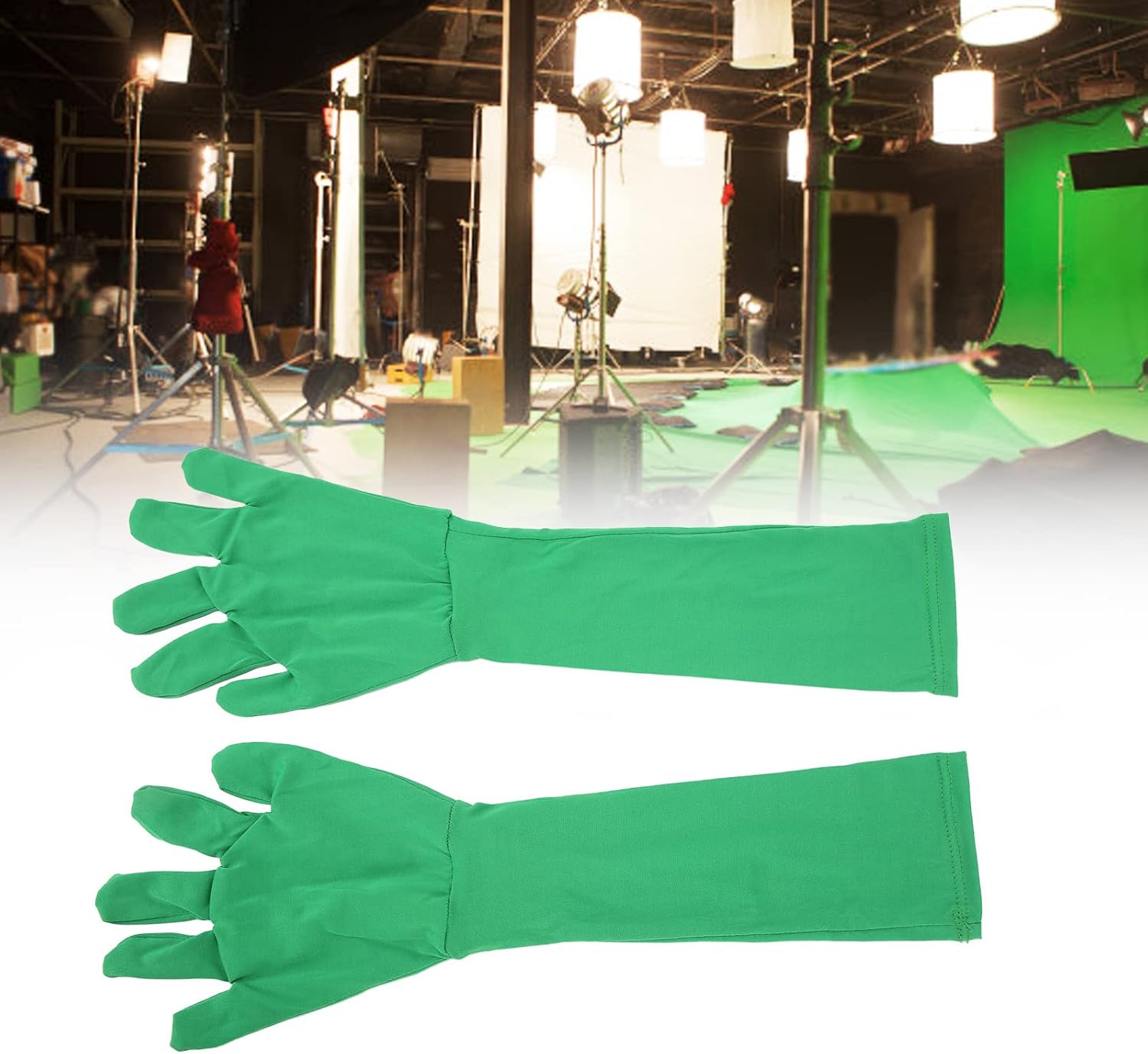 Buy DAUERHAFT Chromakey Green Screen Gloves Hood, Breathable Easier