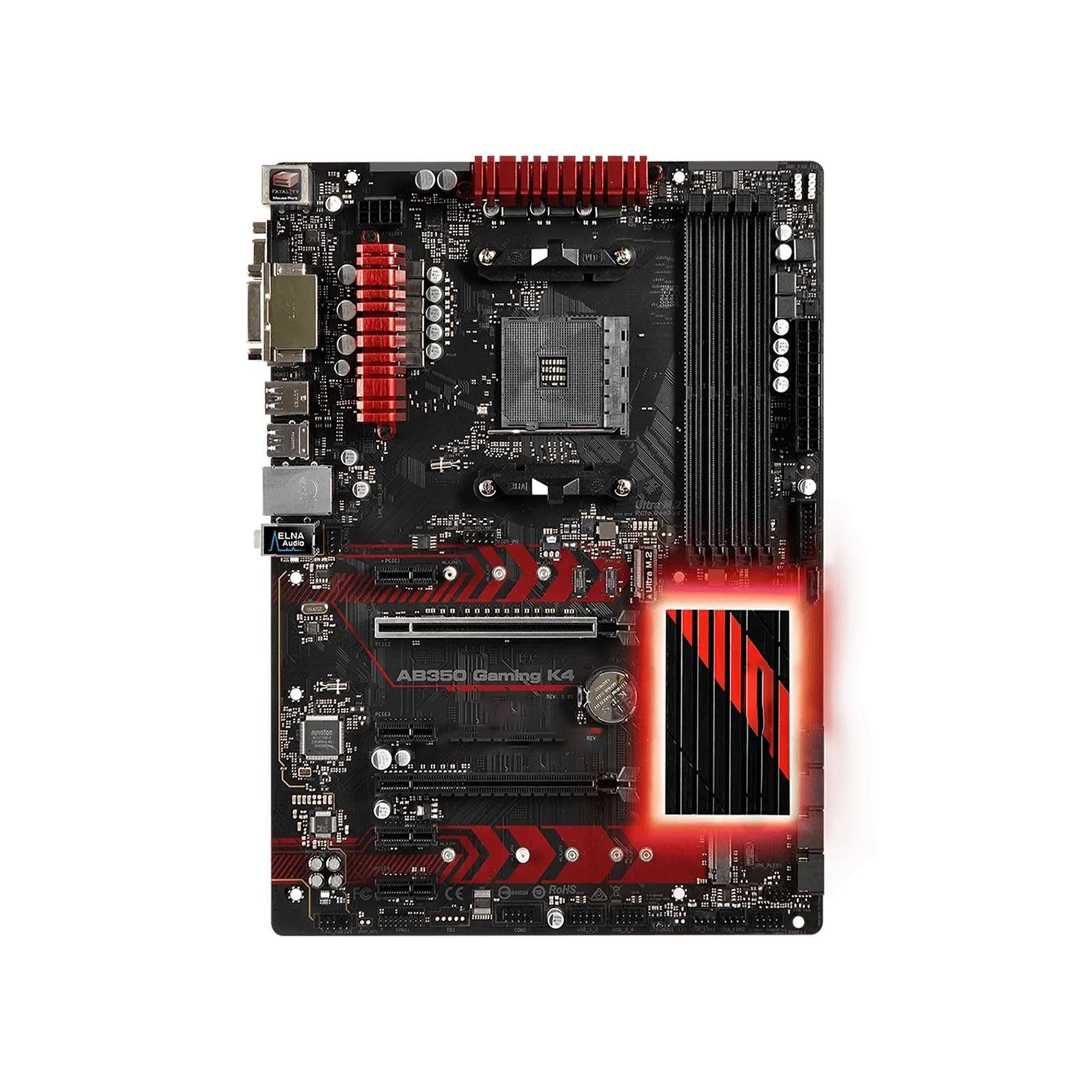 Placa Bases Fit For ASRock AB350 Gaming K4 Placa Base Socket AM4 B350M B350 Compatible con Ryzen 5 5600 1600 5700X 4300G CPU DDR4 64GB NVMe SSD ATX
