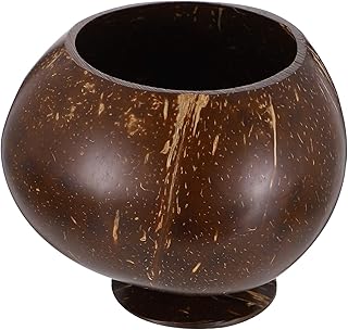 DOITOOL 1Pc Coconut Shell Wine Cup Beverage Juice Cup Dessert Bowl Cup Party Water Cup