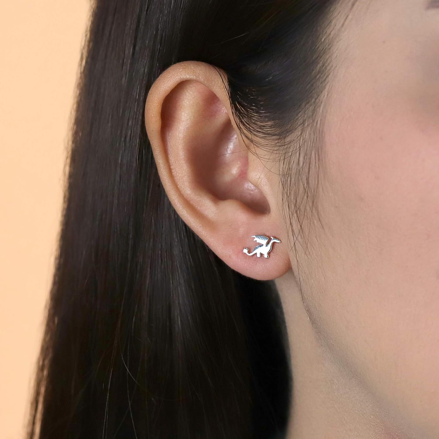 Boma Jewelry Sterling Silver Dragon Stud Earrings - Image 3