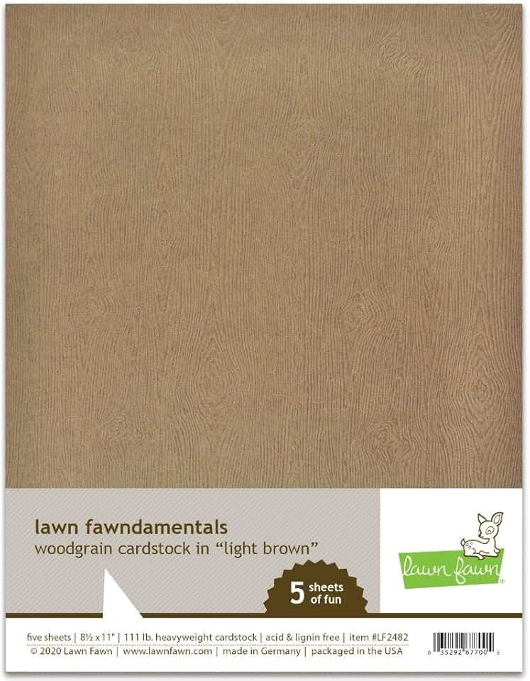 wood grain cardstock