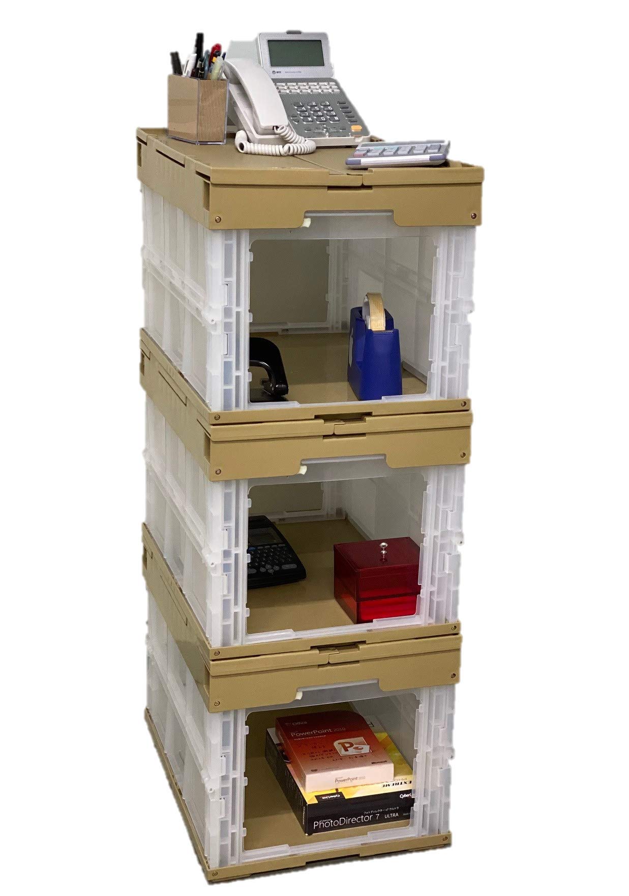 4個まで郵便OK 業務用 折りたたみ コンテナ 4個セット | omconsultora