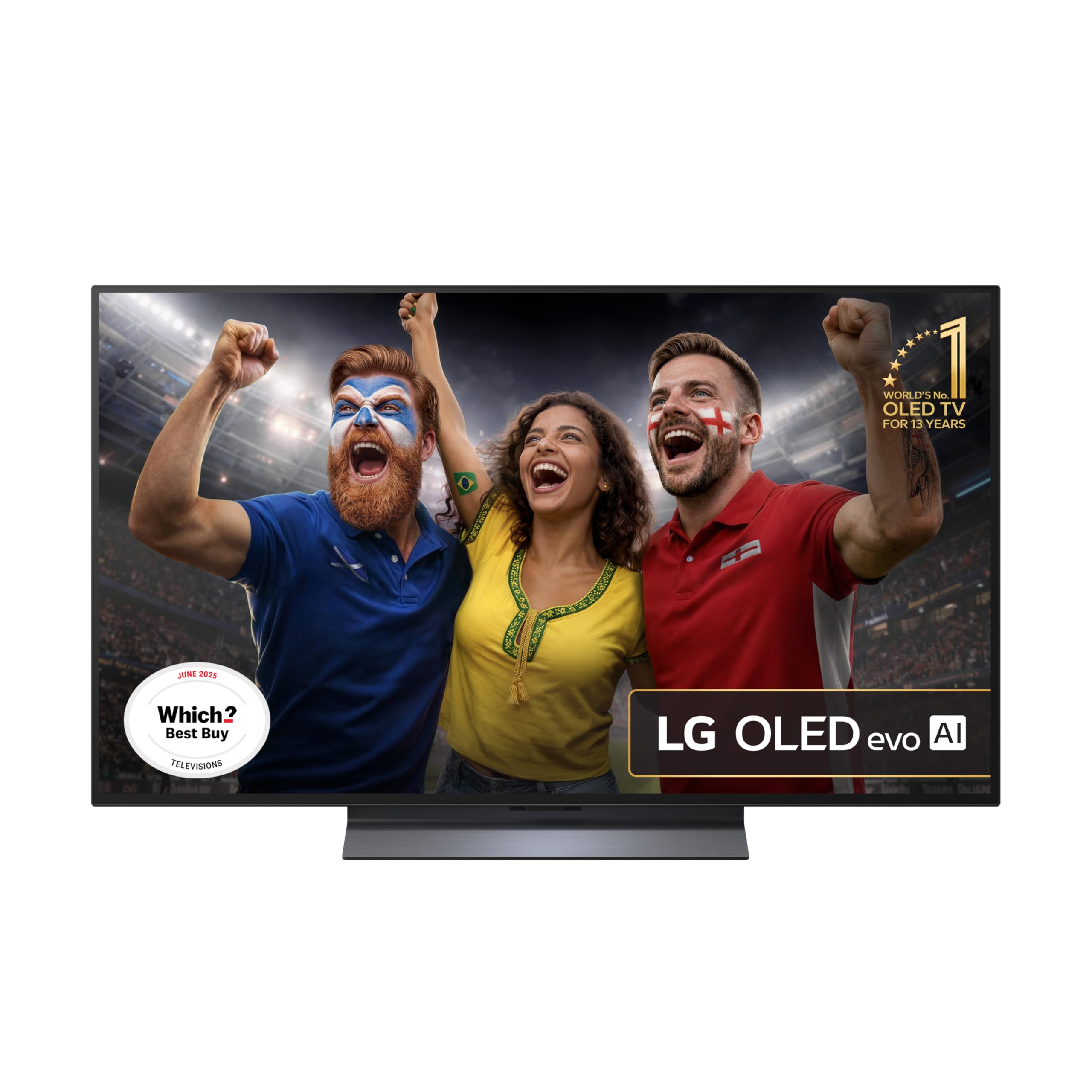 LG OLED48C55LA 48-Inch OLEDevo 4K UHD Smart TV, (α9 AI Processor, Dolby Atmos, Freeview Play and Amazon Alexa, 120Hz) [Model 2025]