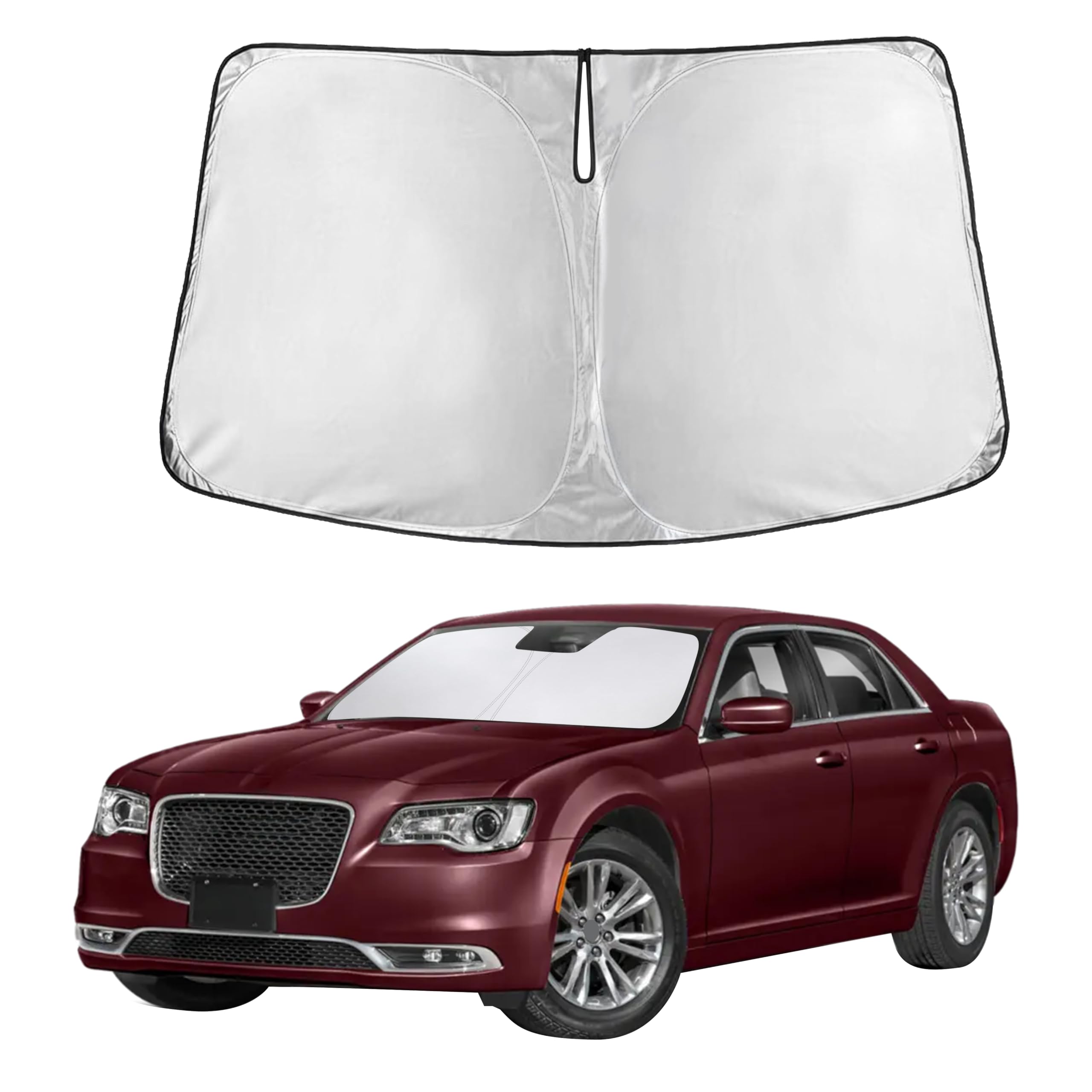Autovir Windshields Sun Shade Fit for 2011-2024 2025 2026 Chrysler 300