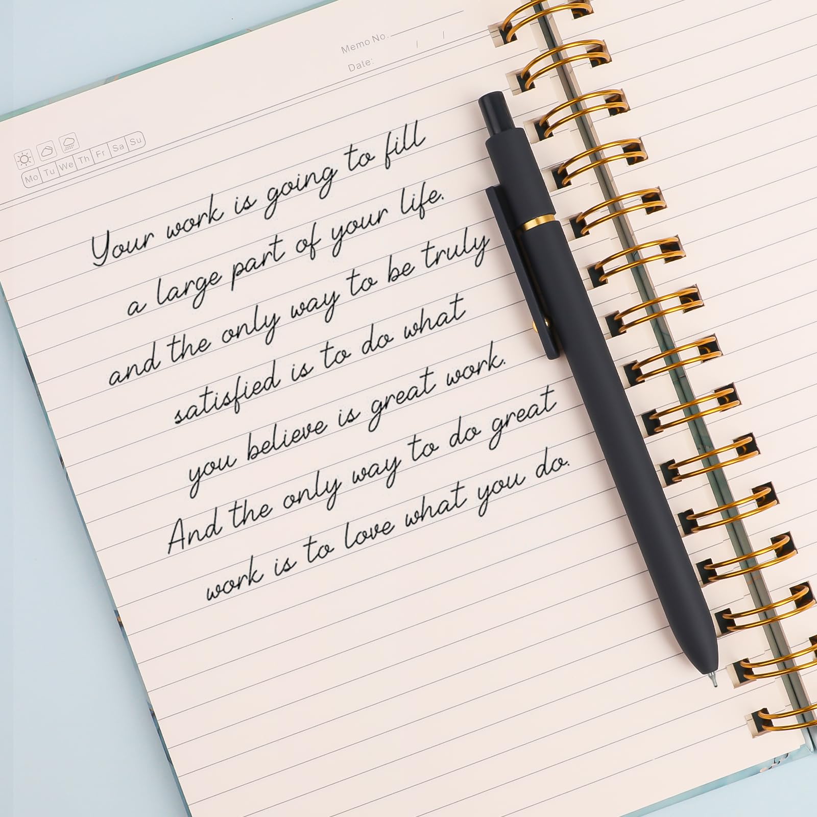 Ddaowanx Gel Pens, 0.7mm Quick Dry Black Ink,Fine Point Smooth Writing Pens,Office School Supplies,Gifts for Women Man(6Pcs Black White Gray, Black)