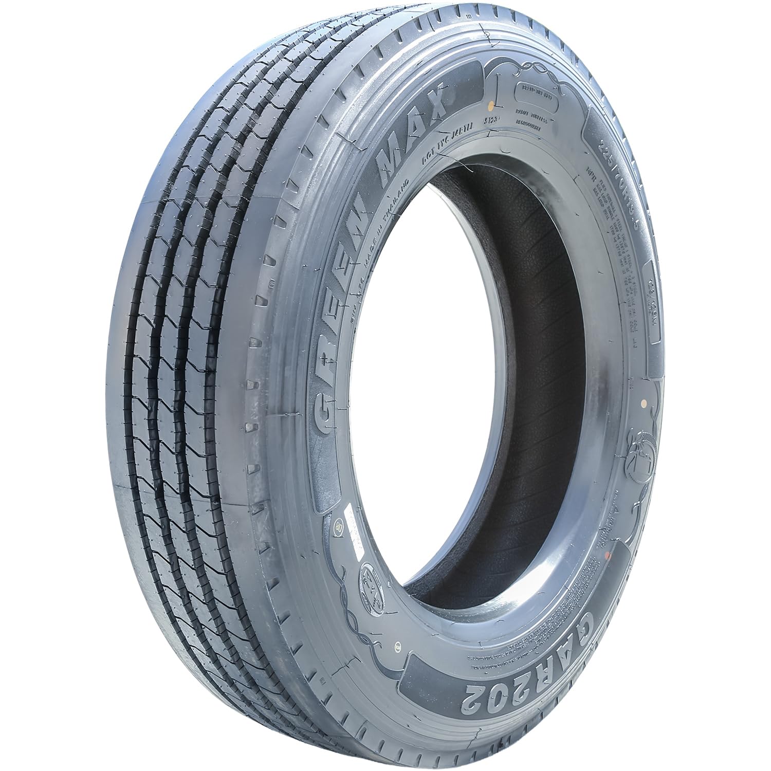 Green Max GAR202 All-Season Commercial All Position Radial Tire-225/70R19.5 225/70/19.5 225/70-19.5 128/126M Load Range G LRG 14-Ply BSW Black Side Wall