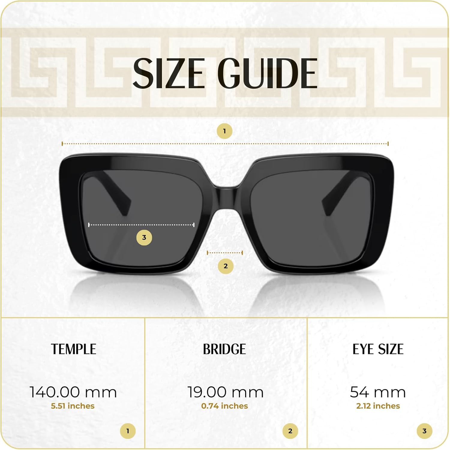 Versace VE4384B Square Sunglasses for Women +BUNDLE with ACCESSORY EYEWEAR KIT - Image 4