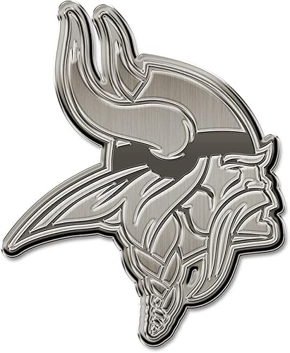 Miniatura 11 de Rico Industries NFL Football Standard Oval Antique Nickel Auto Emblem for Car/Truck/SUV