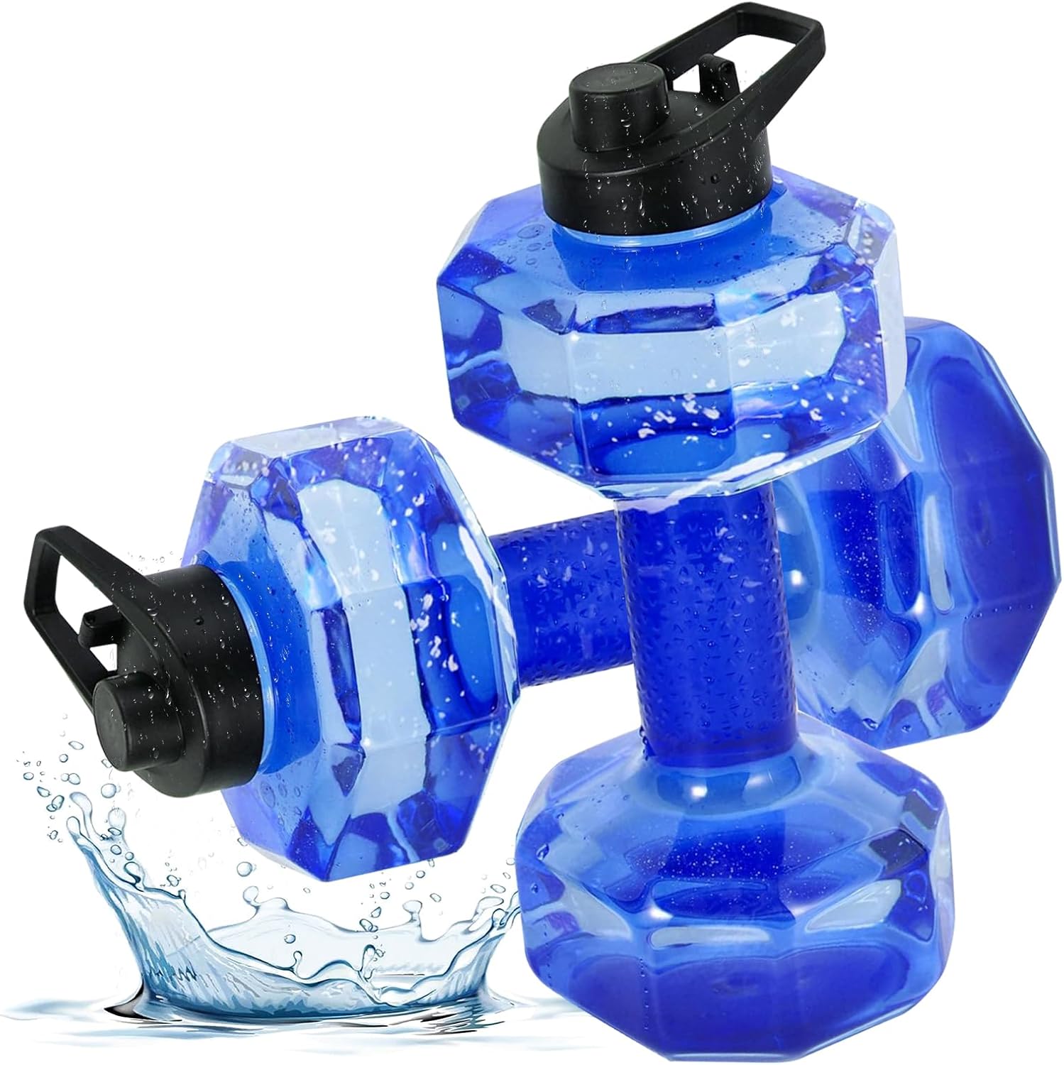 Water Dumbbells Set, Water Weights for Pool Exercise, Pool Weights for Water Exercise Resistance, Aquatic Exercise Equipment for Aqua Therapy, Pool Fitness, Weight Loss (2 PCS)