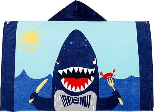Miniatura 72 de Toallas de baño para niños, toalla para niños con capucha para playa, baño, piscina, toallas de natación de 30 x 50 pulgadas, tamaño grande, ultra