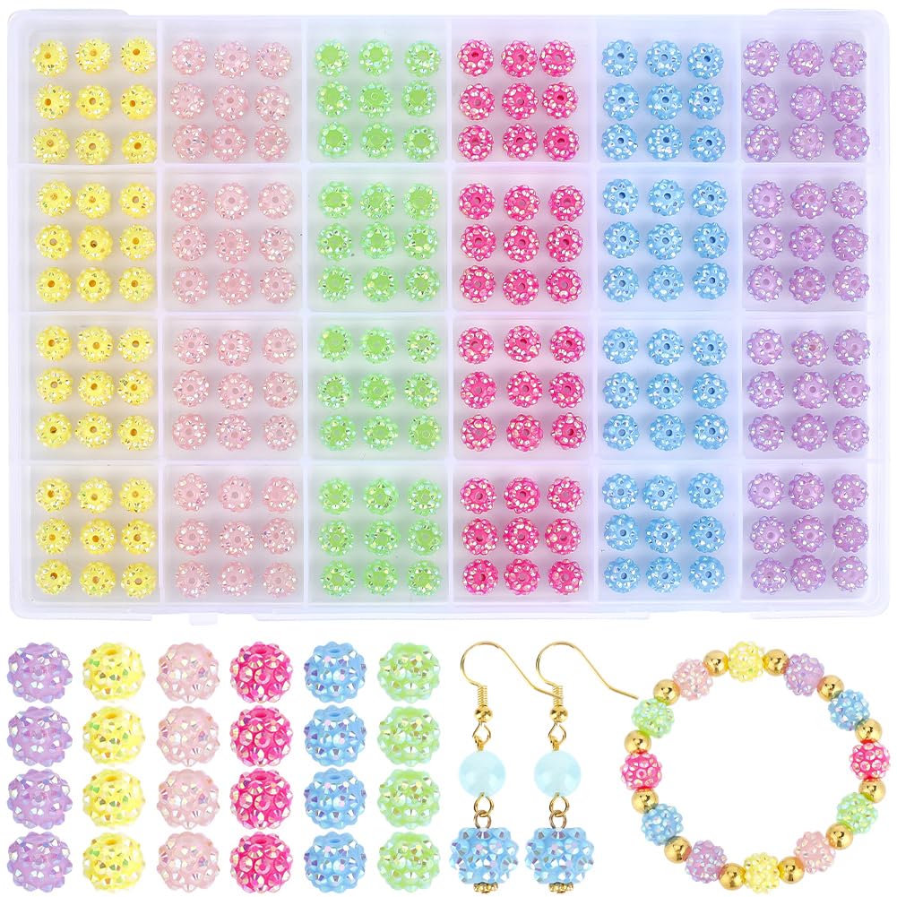 Perles de création de bijoux en résine supérieure : éclat strass et finitions soignées