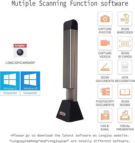 Miniatura 5 de Serie LV-3800 del escáner de documentos de la cámara HD Digital 8MP A3 USB del documento de la cámara HD Digital