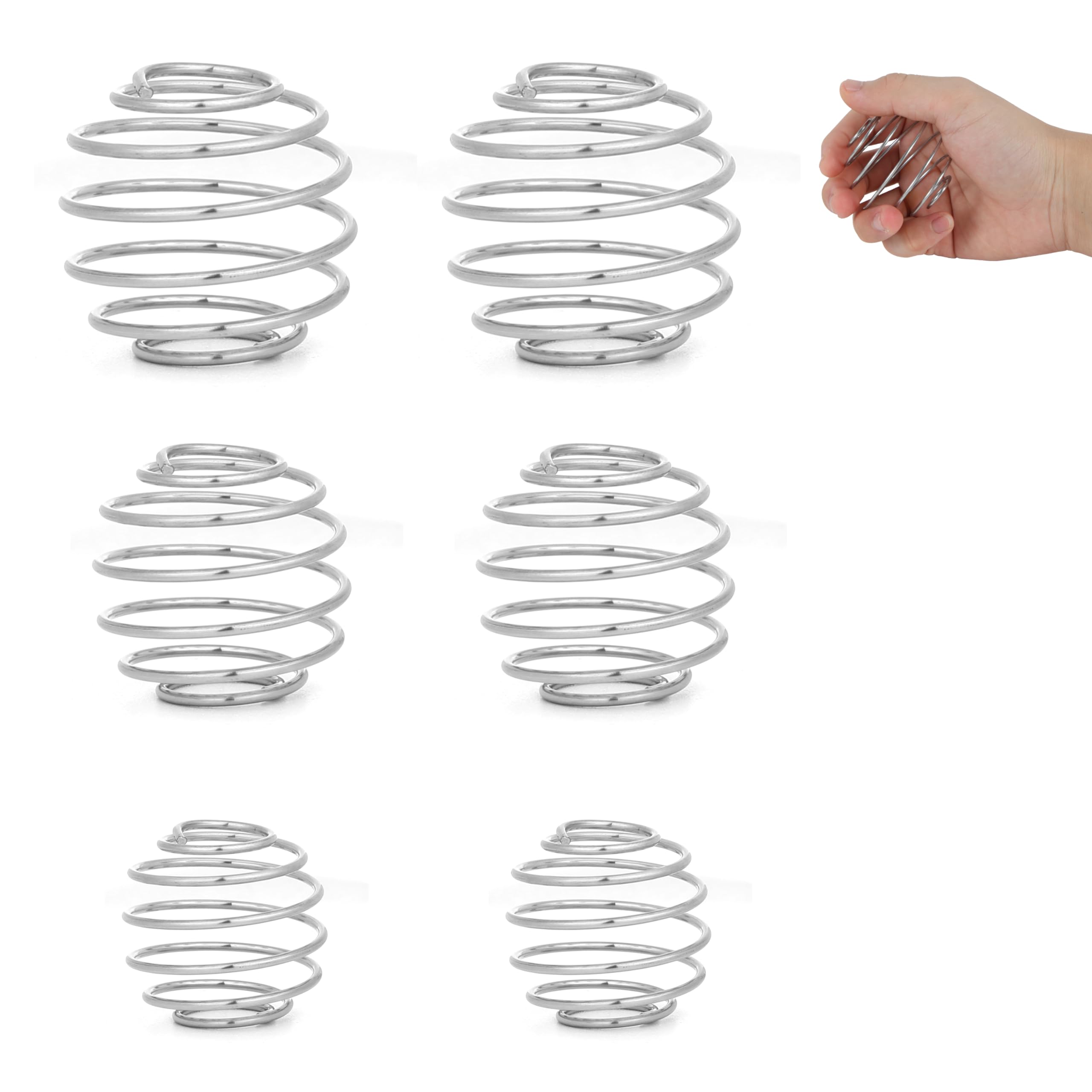 Photo 1 of BooMetCheer 6 Pcs Multi-Size Stainless Steel Shaker Ball for Protein Shakes, Wire Whisk Mixer Balls for Shaker Bottles, Fast & Smooth Mixing