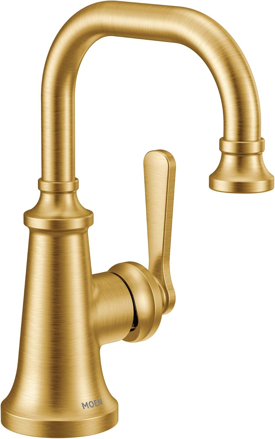 Moen S44101BG Colinet One-Handle Single Hole Traditional Bathroom Sink Faucet, Brushed Gold : Everything Else