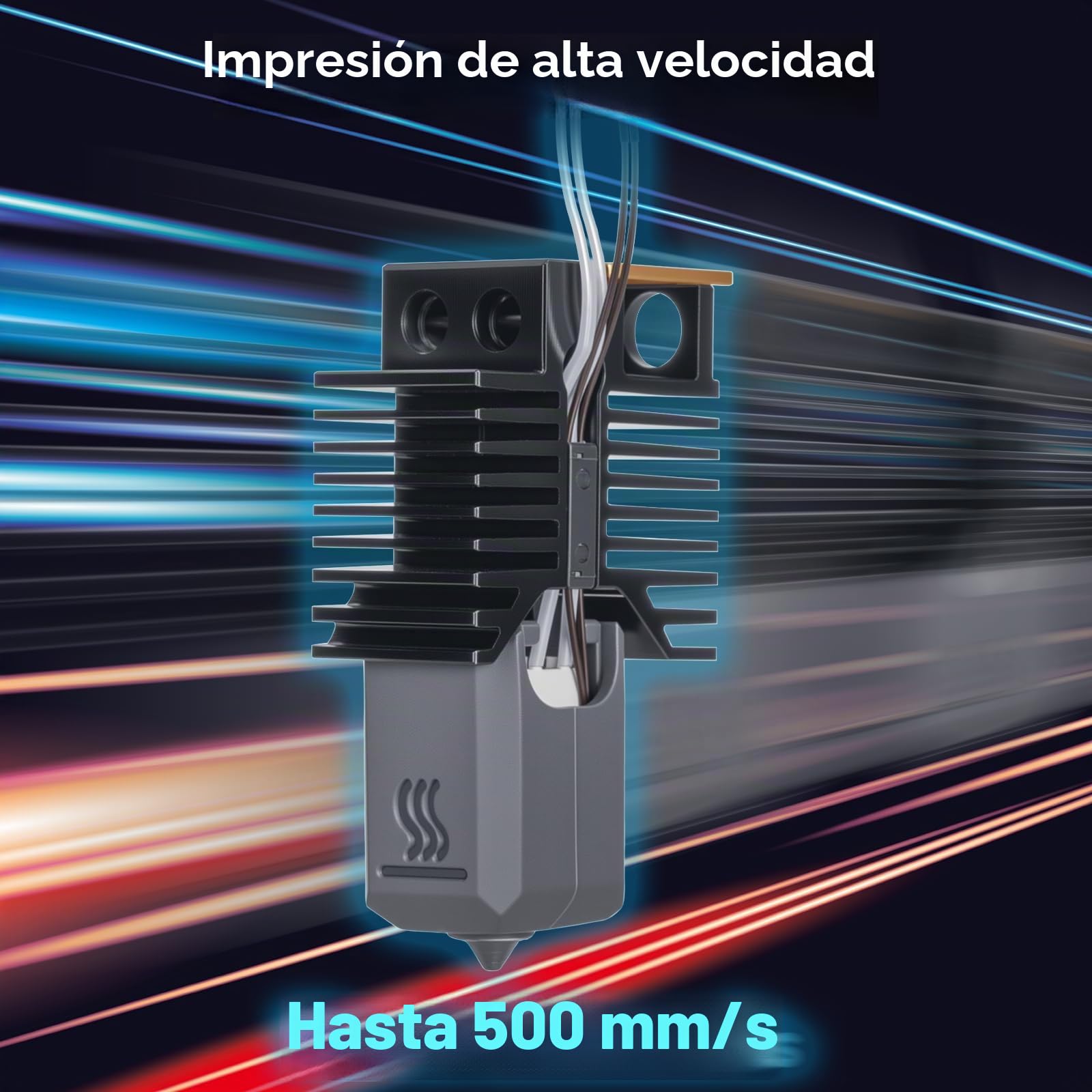 4PCS U1 Hotend 0.4mm Boquilla Acero Endurecido Compatible with Snapmaker U1 Impresora 3D Ceramic Rapid Heating Extruder HotEnd con Cepillo Silicona,Cubierta Silicona y Almohadilla Antiderrames
