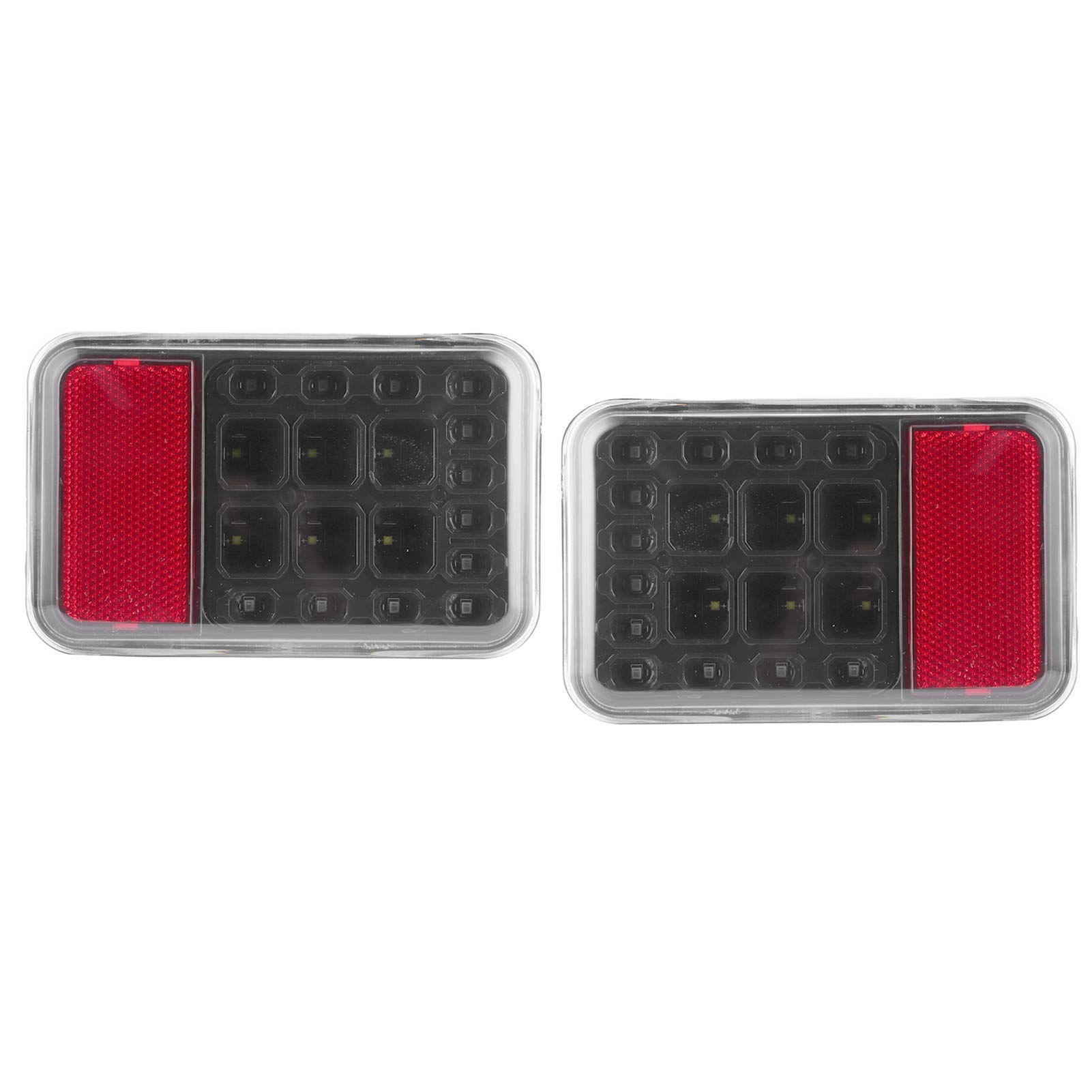 Yctze 2pcs 12V Luz antiniebla trasera 6500K Alto brillo IP67 Ajuste impermeable para JK 2007-2017 trasera 6500K Alto brillo IP67 Ajuste impermeable para J