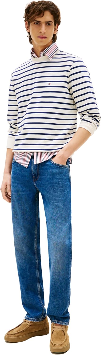 Tommy Hilfiger Mens Slim Straight Fit Stretch Jeans for Men - Image 3