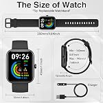Smart Watch for Men Women with Bluetooth Call,Alexa Built-in Smartwatch,1.83"DIY Dial Fitness Watch with Sleep Heart Rate SpO2 Monitor,100+ Sport Mode,IP68 Waterproof Watch Compatible with Android iOS