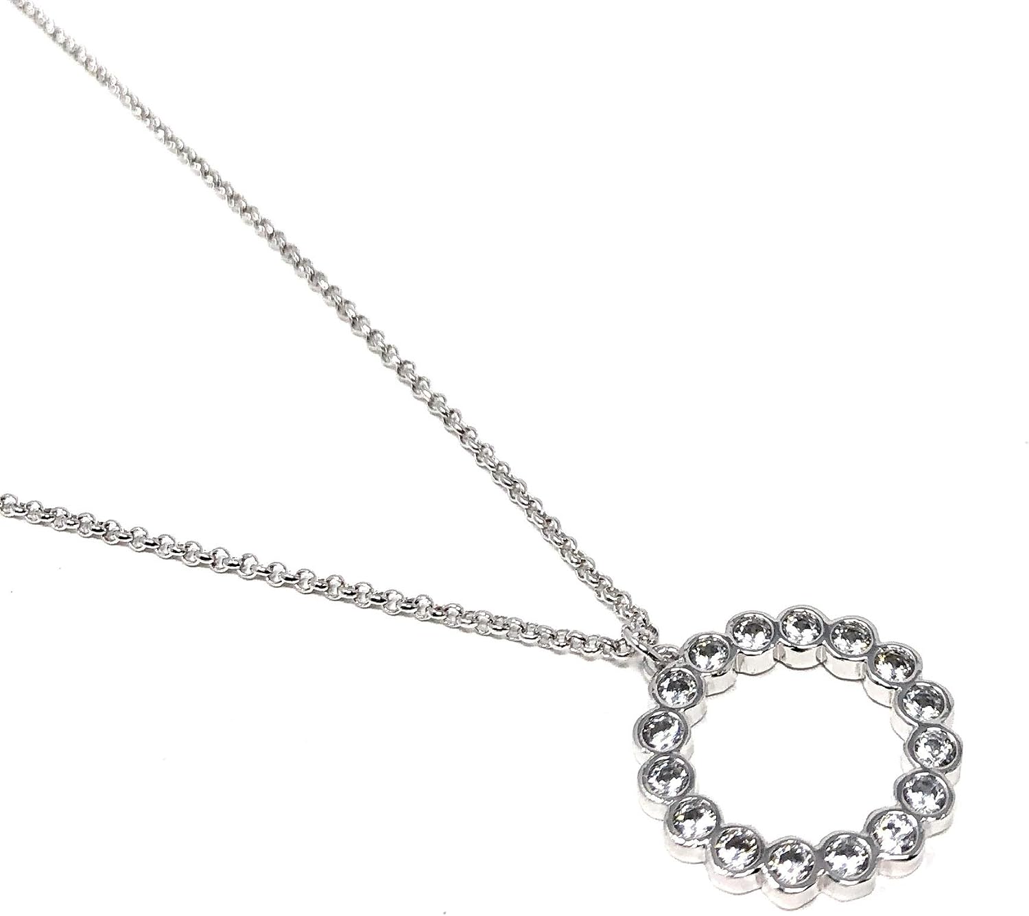 Love Silver Plated Pendant Necklace 
