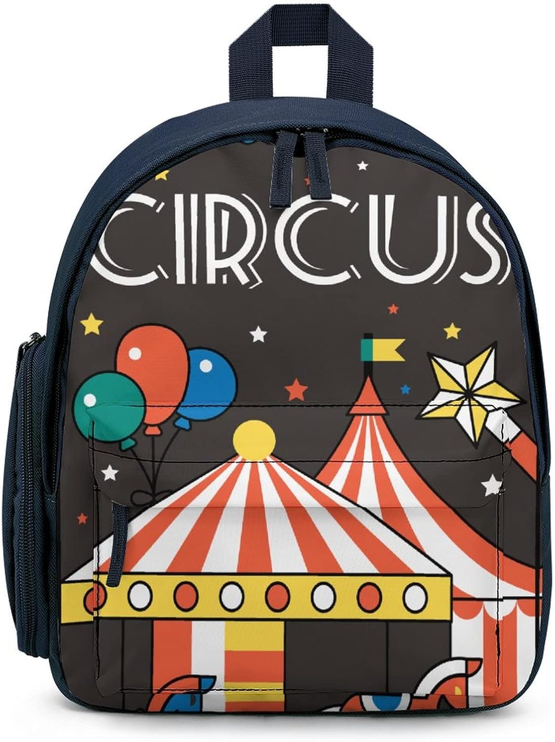 Mochilas Infantiles Pequeñas Linda Bolsas Escolares para Niños Niñas Primaria Jardín de Infancia con Estampada carrusel de Circo