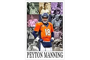Peyton Manning: A Legacy of Football Excellence on Canvas