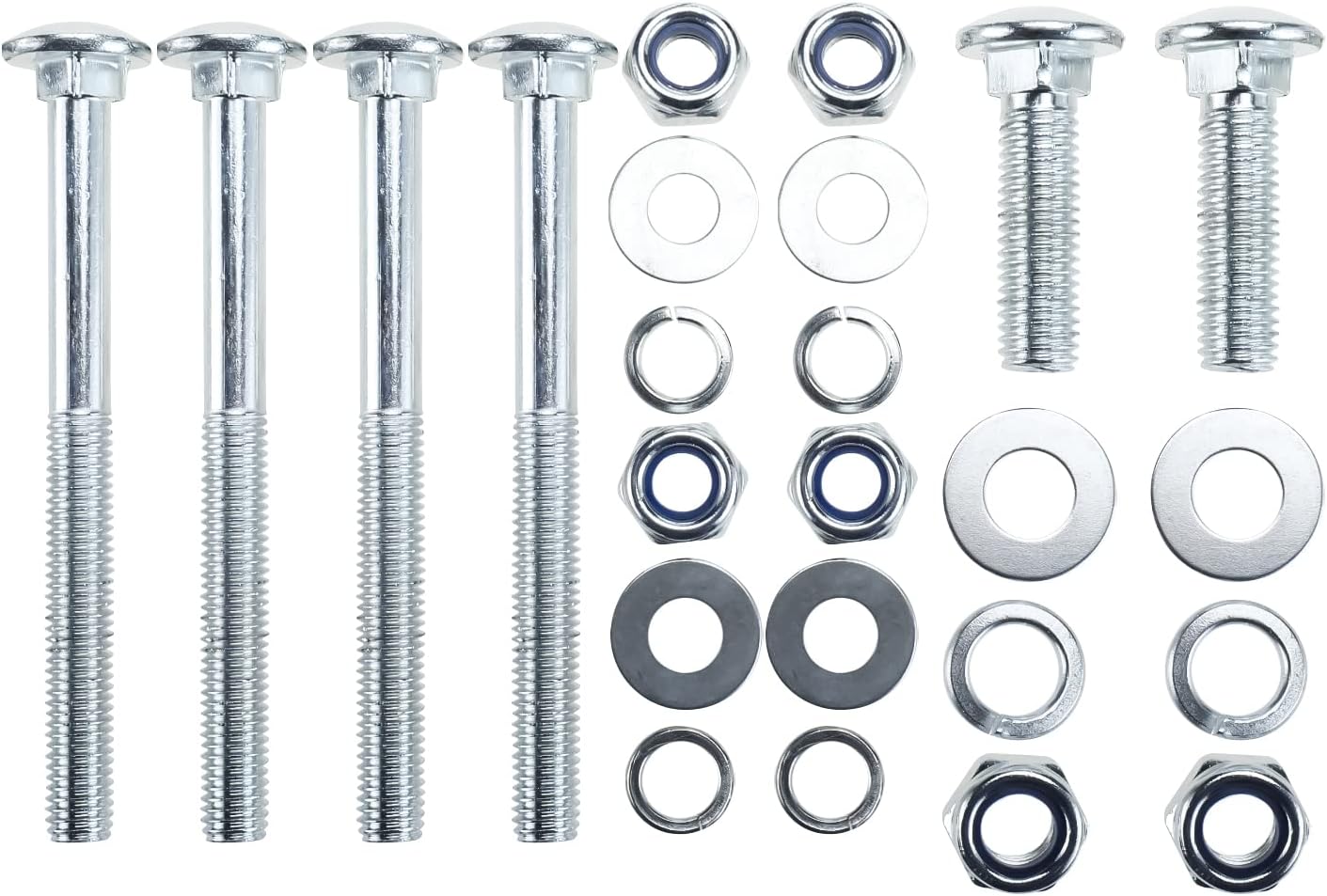 Geeyae Spare Tire Carrier, Spare Tire Wheel Mount Holder Powder Coated Bracket Compatible with 4 & 5 & 6 Lugs Trailer Wheels on 4", 4.5'', 4.75''