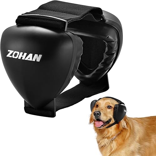 ZOHAN DG02 Upgraded Dog Ear Muffs Noise Protection - Dog Headphones Noise Cancelling with No Plastic for Fireworks, Thunder
