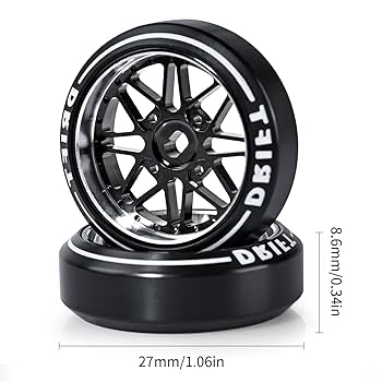 ヒロ 1/10 スーパーショット ルマン600E 換装 新品タイヤホイール Amazon | Abendor 星型 Rc ドリフトホイール & ロゴドリフト