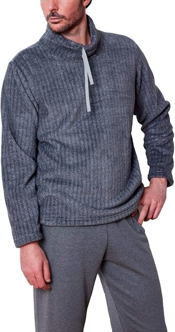 Pijama Hombre coralina y algodón: Amazon.es: Ropa
