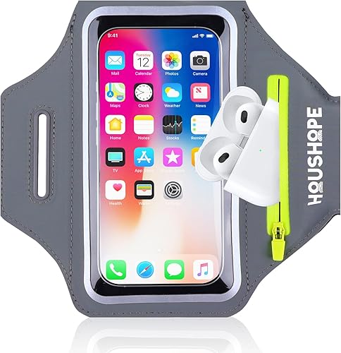 Soporte de teléfono para correr para iPhone y Samsung Galaxy, resistente al agua, para entrenamiento de gimnasio para iPhone 16e 16 15 14 13 12 11
