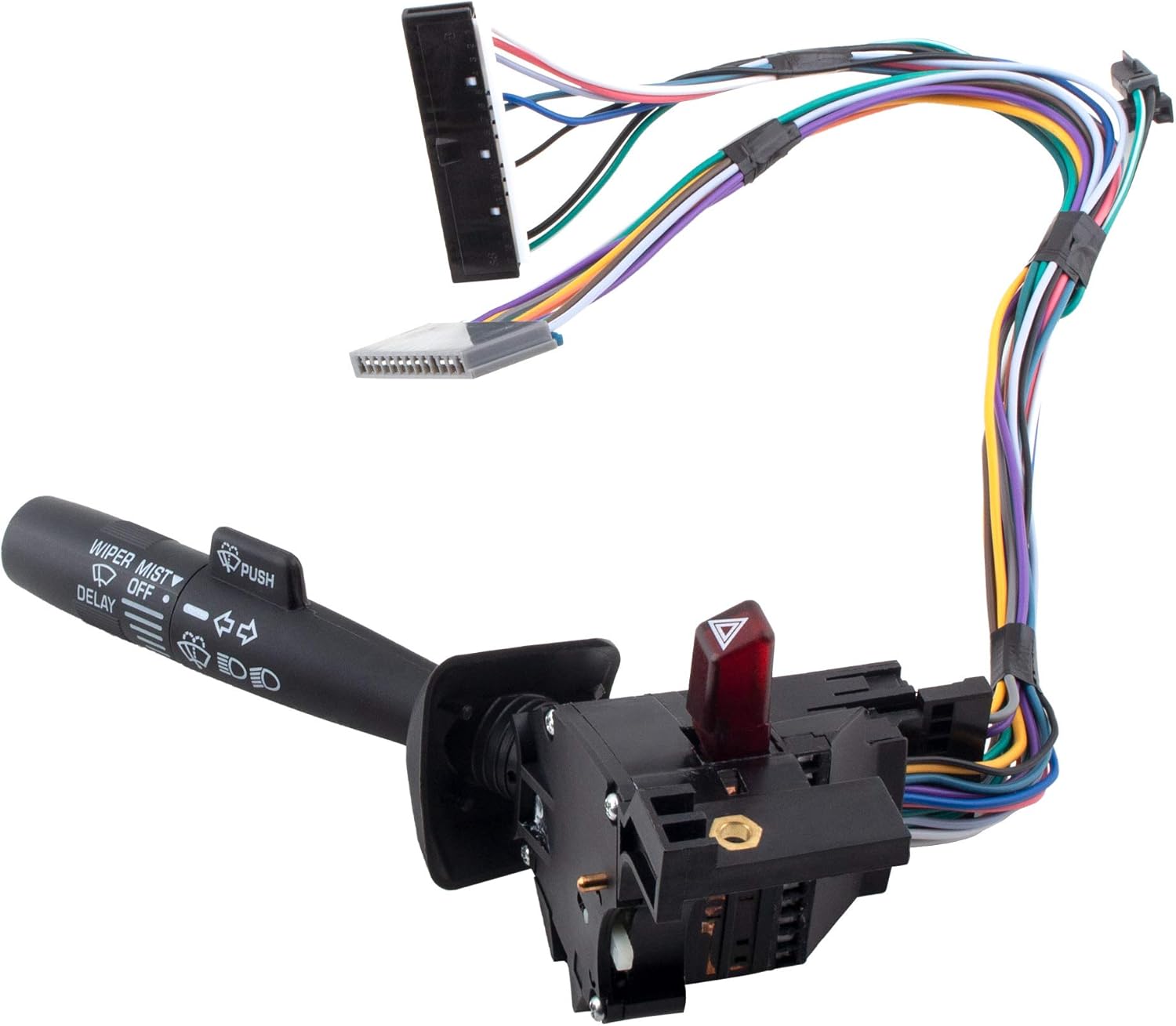 26047331 Multi-Function Combination Switch Turn Signal, Headlight Dimmer, Wiper Washer for Chevrolet GMC Express Savana Tahoe Yukon C1500 K1500 C2500 Suburban C3500HD 1995-02, 26054728 26083630