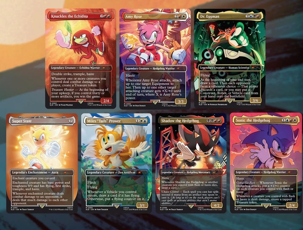 Secret Lair Sonic: Friends ＆ Foes Foil Magic the Gathering Secret Lair x Sonic The Hedgehog: Friends