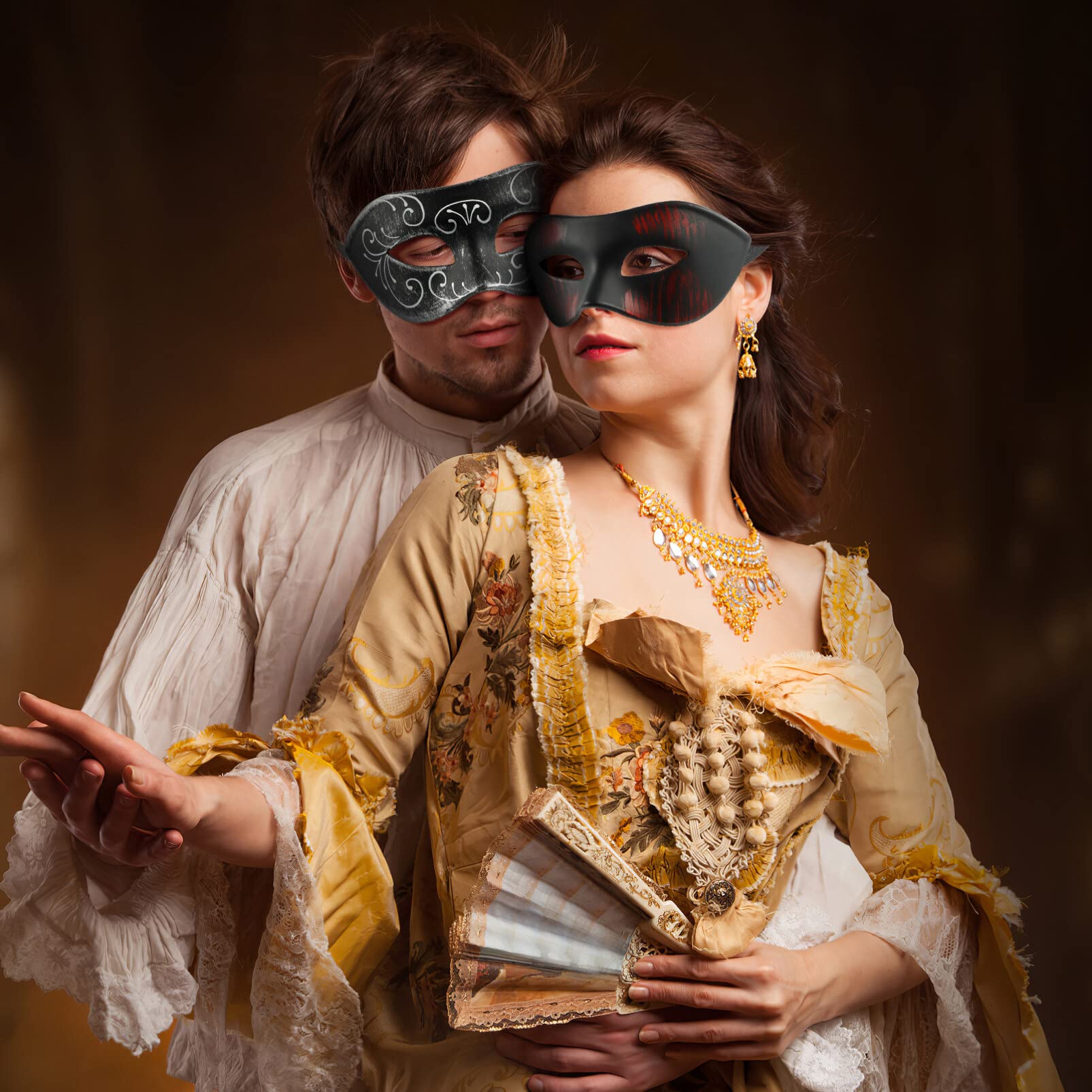4 sztuk impreza z okazji Halloween maska ​​pół twarzy Masquerade przebranie maski maski weneckie maski greckie maski Mardi Gras zaopatrzenie imprezy/307